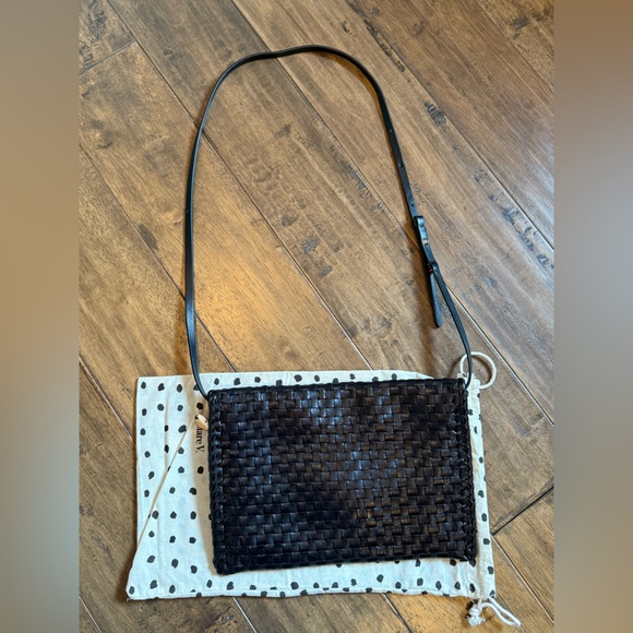 Clare V Black Woven Envelope Clutch - Picture 6 of 8